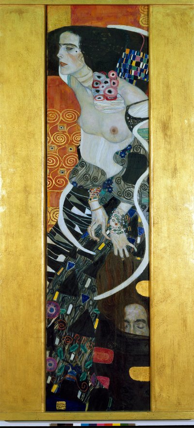 Judith II (Salome), med Holofernes hoved af Gustav Klimt
