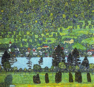 Klimt - Unterach ved Altersee, 1916 af Gustav Klimt