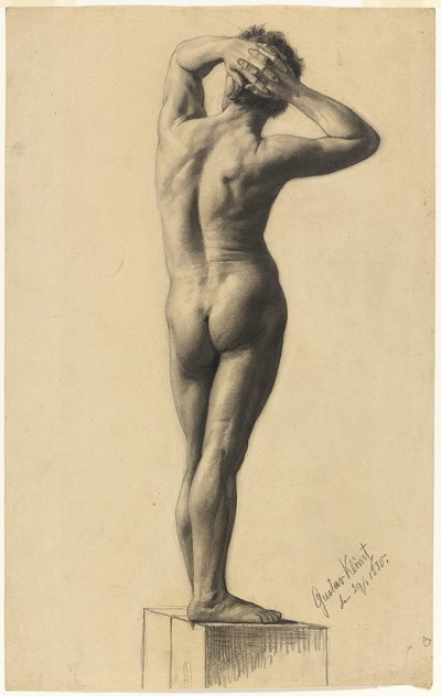 Mand nøgen af Gustav Klimt