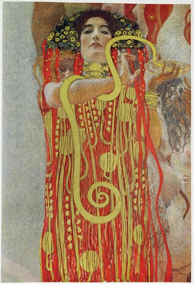 Medicin, en del af loftsfresken til Wiens universitet af Gustav Klimt