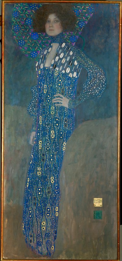 Frøken Emilie Floege af Gustav Klimt
