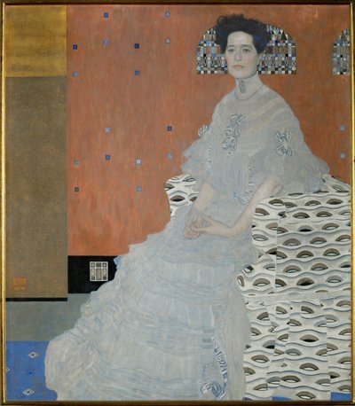 Fru Fritza Riedler af Gustav Klimt