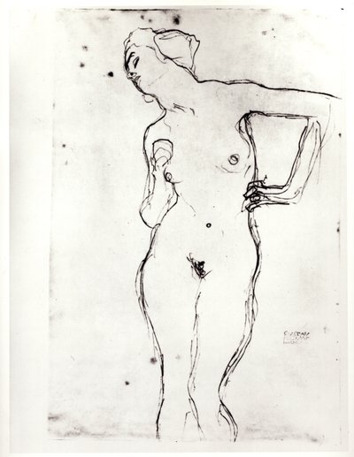 Nøgen af Gustav Klimt