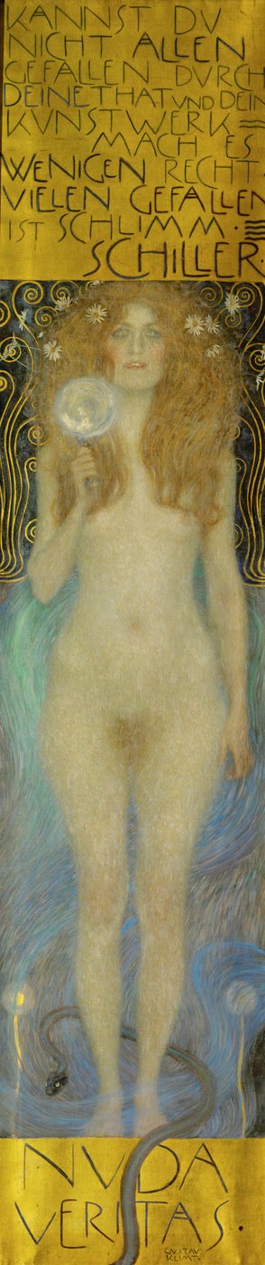 Nude Veritas af Gustav Klimt