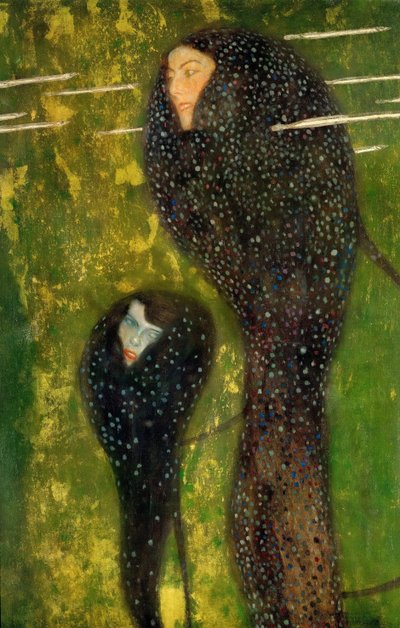 Nymfer (sølvfisk) af Gustav Klimt