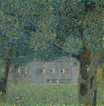 Øvre østrigsk bondehus af Gustav Klimt