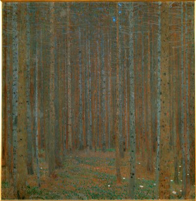 Pineforest af Gustav Klimt