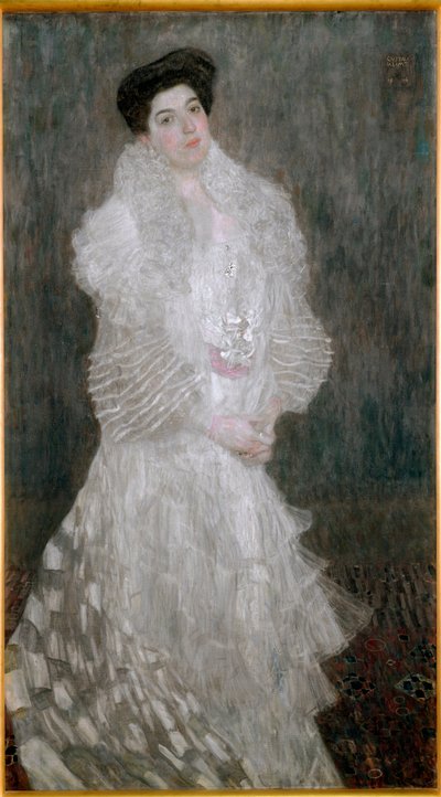 Portræt af Hermine Gallia af Gustav Klimt