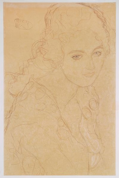 Portræt af Ria Munk III af Gustav Klimt