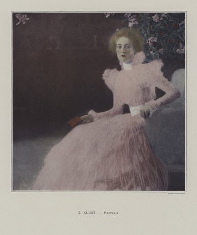 Portræt af Sonja Knips af Gustav Klimt