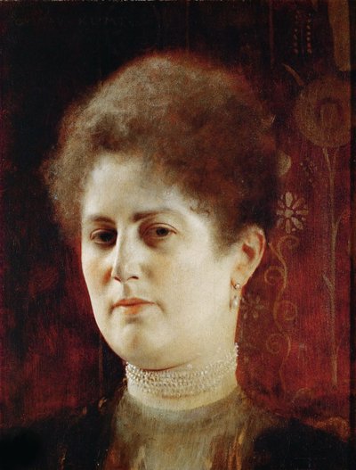 Portræt af en kvinde, 1894. af Gustav Klimt