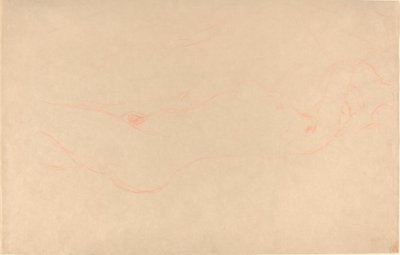 liggende kvinde af Gustav Klimt