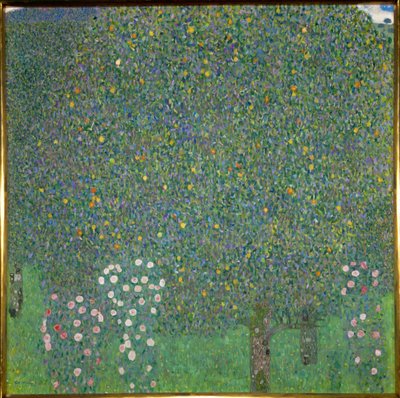 Roser under træerne. 1918 (maleri på lærred) af Gustav Klimt