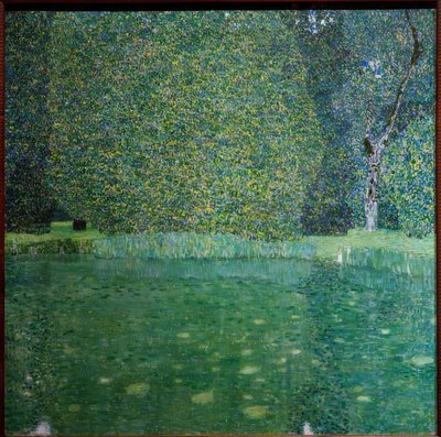 Slotsdam i Kammer am Attersee af Gustav Klimt