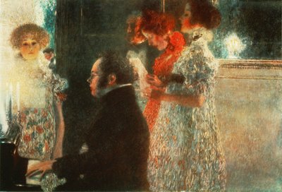 Schubert ved klaveret af Gustav Klimt