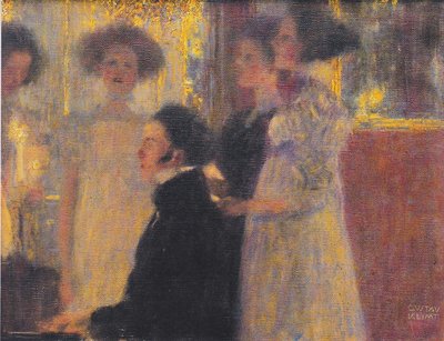 Schubert ved klaveret I af Gustav Klimt