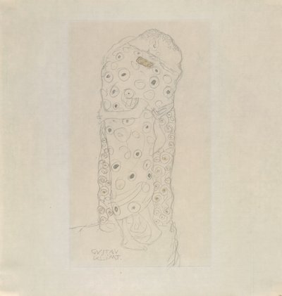 Stående par elskere af Gustav Klimt