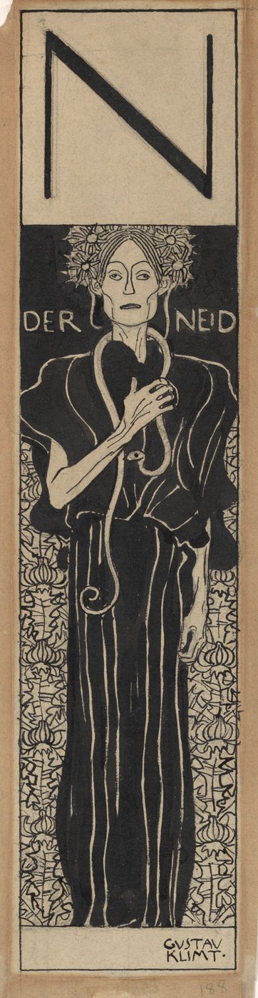 Misundelsen, 1898. af Gustav Klimt
