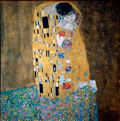 Kysset af Gustav Klimt