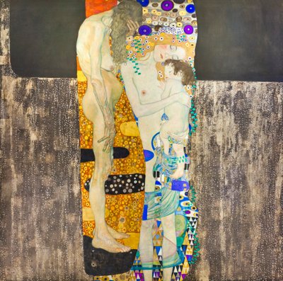 Kvindens tre aldre af Gustav Klimt