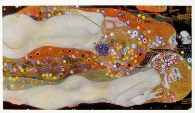 Vandslanger II af Gustav Klimt