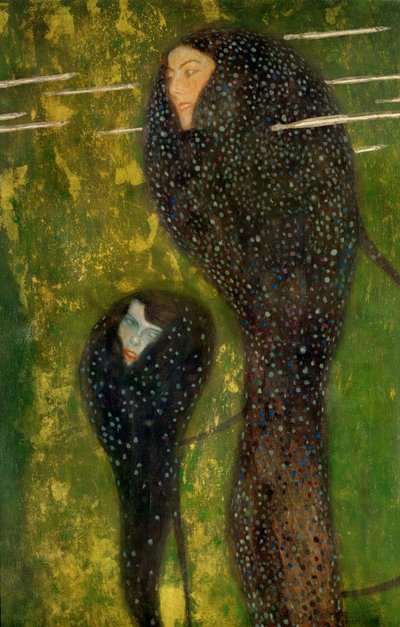 Vandnymfer - sølvfisk af Gustav Klimt
