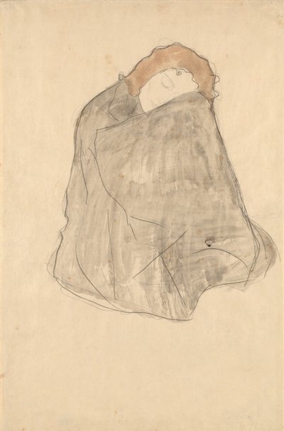 Kvinde siddende af Gustav Klimt