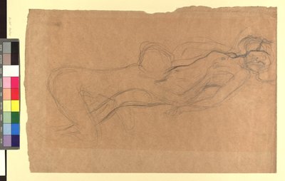Zwei Frauenakte af Gustav Klimt