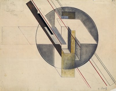 Byggeri, 1921 af Gustav Klutsis