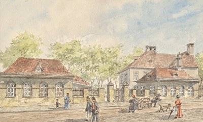 Hohlweggasse i Wien Landstrasse af Gustav Korompay