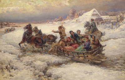 Trojka i sneen af Gustav Prucha