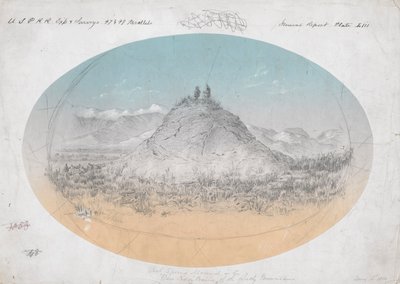 Hot Spring Mound i af Gustav Sohon