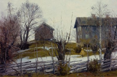 Forår tø af Gustav Wentzel
