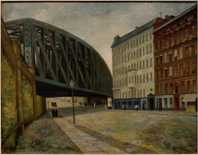 Bro over Ackerstraße Berlin North af Gustav Wunderwald