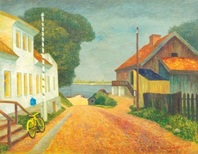 Toldsted i Memel af Gustav Wunderwald