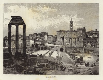 Forum Romanum af Gustave Bauernfeind