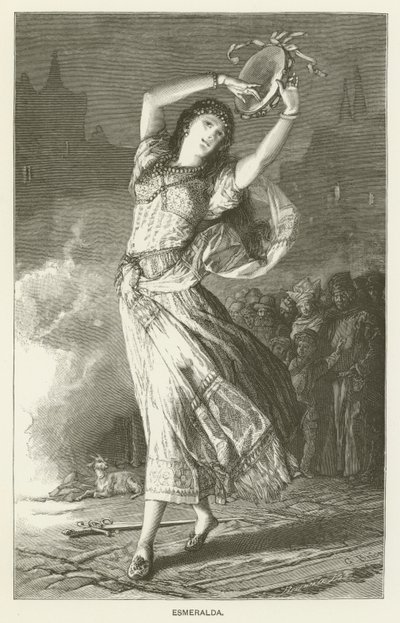 Esmeralda af Gustave Brion