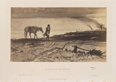 Gustave Brion - Aftenen ved Waterloo af Gustave Brion