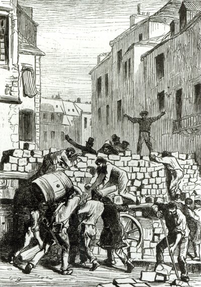 Barrikaden, illustration fra 