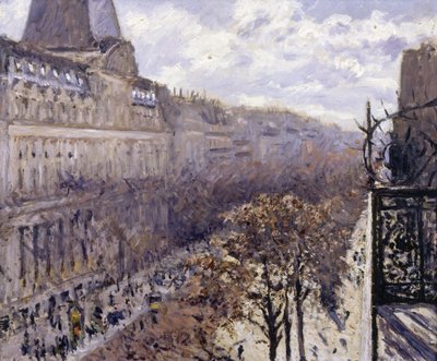 Italienernes Boulevard, 1880. af Gustave Caillebotte