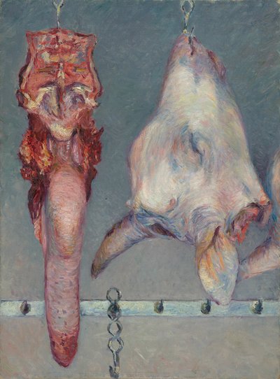 Kalvehoved og oksetunge af Gustave Caillebotte