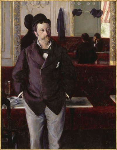 På en café, 1880. af Gustave Caillebotte