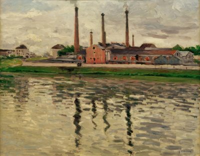 Fabrikker i Argenteuil af Gustave Caillebotte