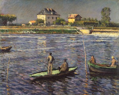 Fiskere på Seinen af Gustave Caillebotte