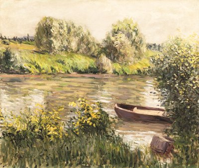 Fransk: Barque près de la rive, effet d