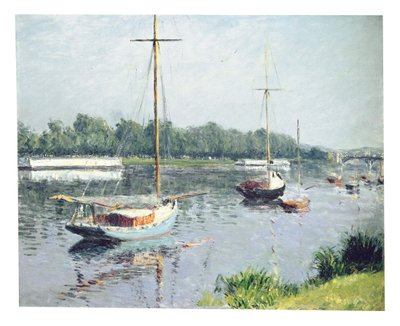 Argenteuil-bassinet, ca. 1882 af Gustave Caillebotte