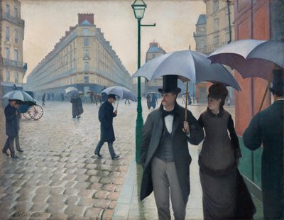 Paris Street; regnvejrsdag af Gustave Caillebotte