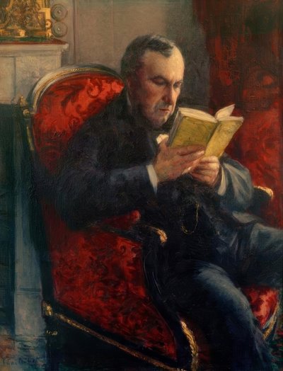 Portræt af Eugène Daufresne af Gustave Caillebotte