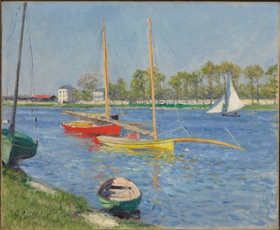 Seinen ved Argenteuil, 1882 af Gustave Caillebotte