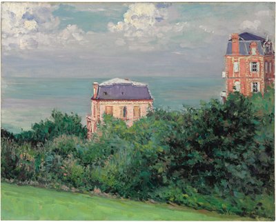 Villaer i Villers-sur-Mer (olie på lærred) af Gustave Caillebotte
